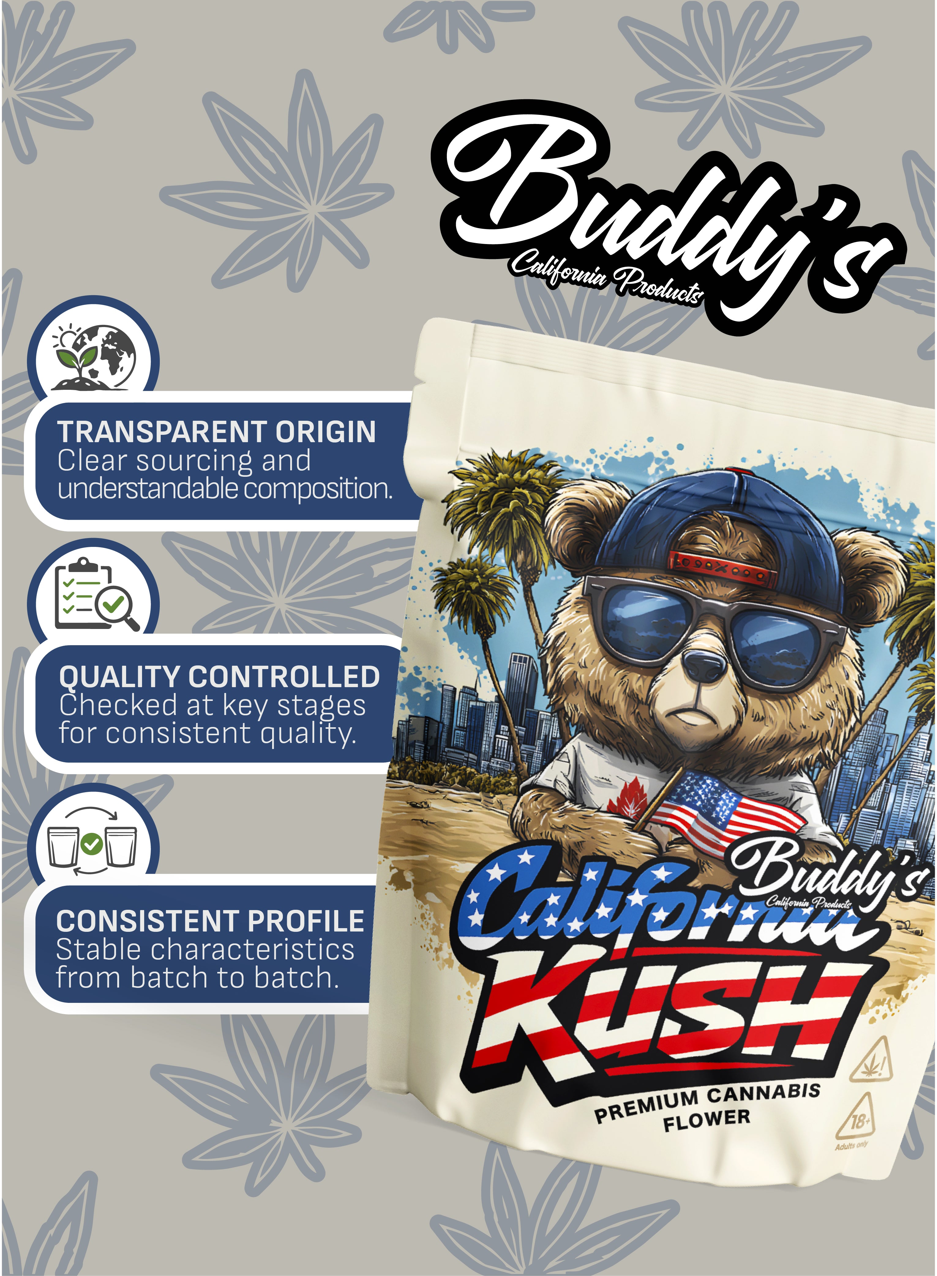 THC - X Květy California Kush