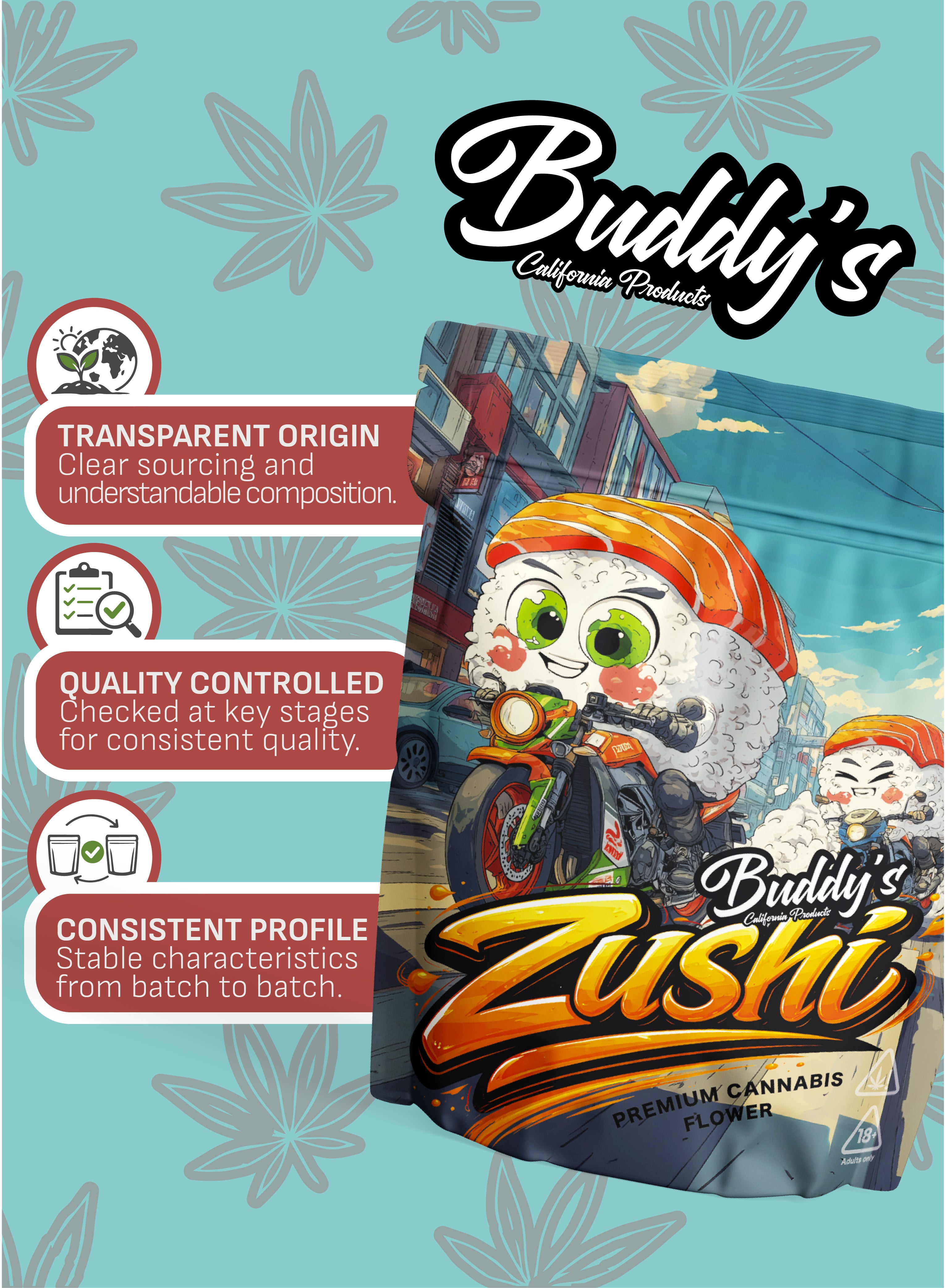 THC - X Květy Zushi