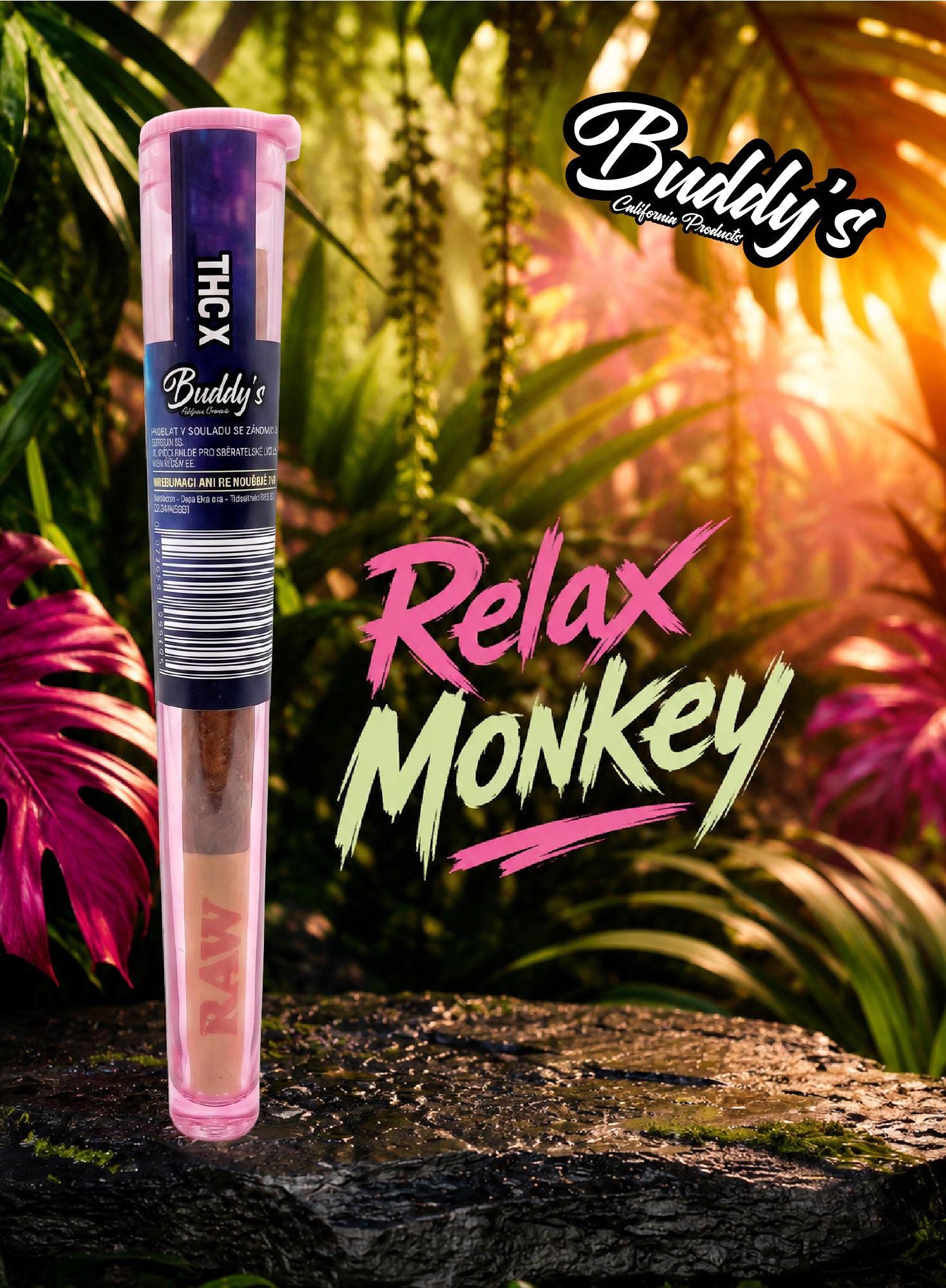 THC - X - Joint - Relax Monkey - 45% - 1,3g