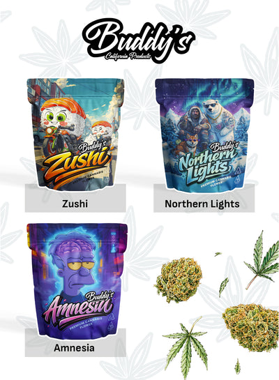 9g THC - X | Zushi 3g + Northern Lights 3g + Amnesia 3g