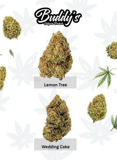 6g THC - X | Lemon Tree 3g + Wedding Cake 3g