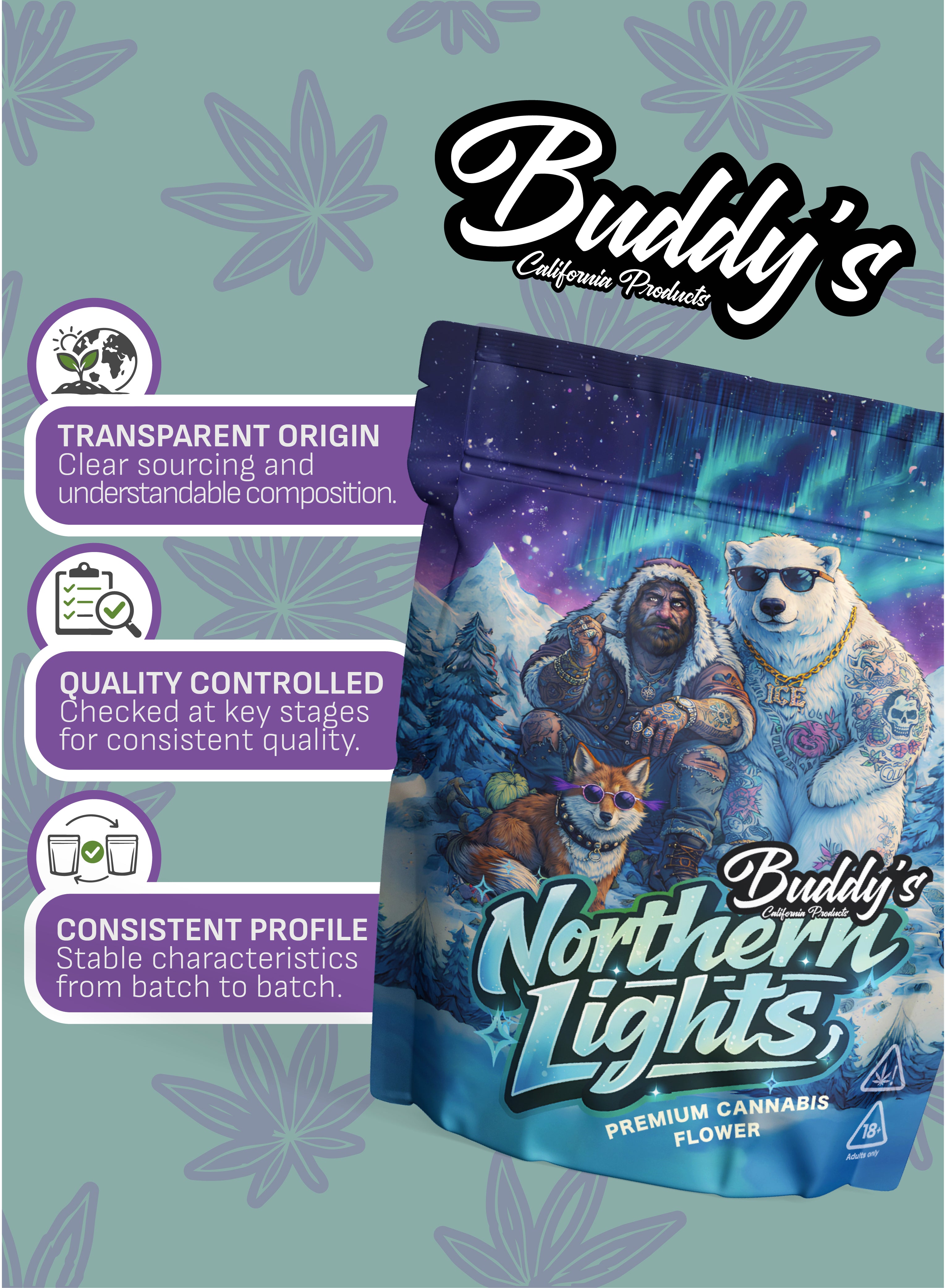 THC - X Květy Northern Lights