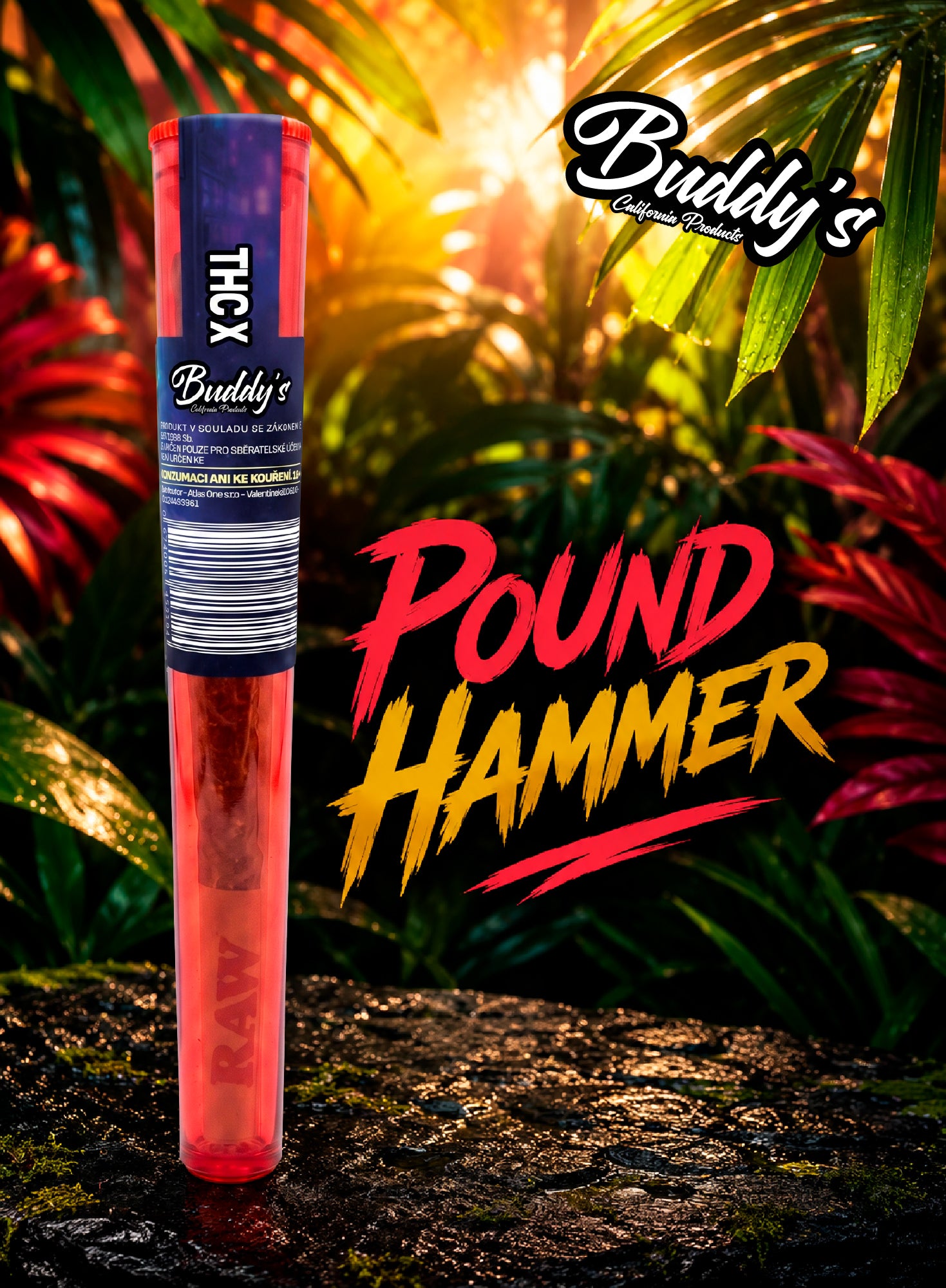THC - X - Joint - Pound Hammer - 60% - 1,3g