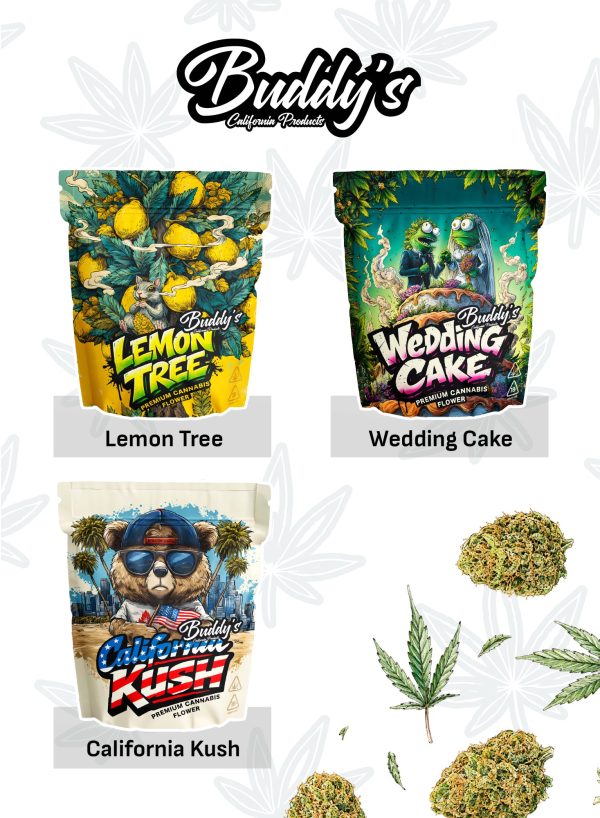 9g Superior | Lemon Tree 3g + Wedding Cake 3g + California Kush 3g